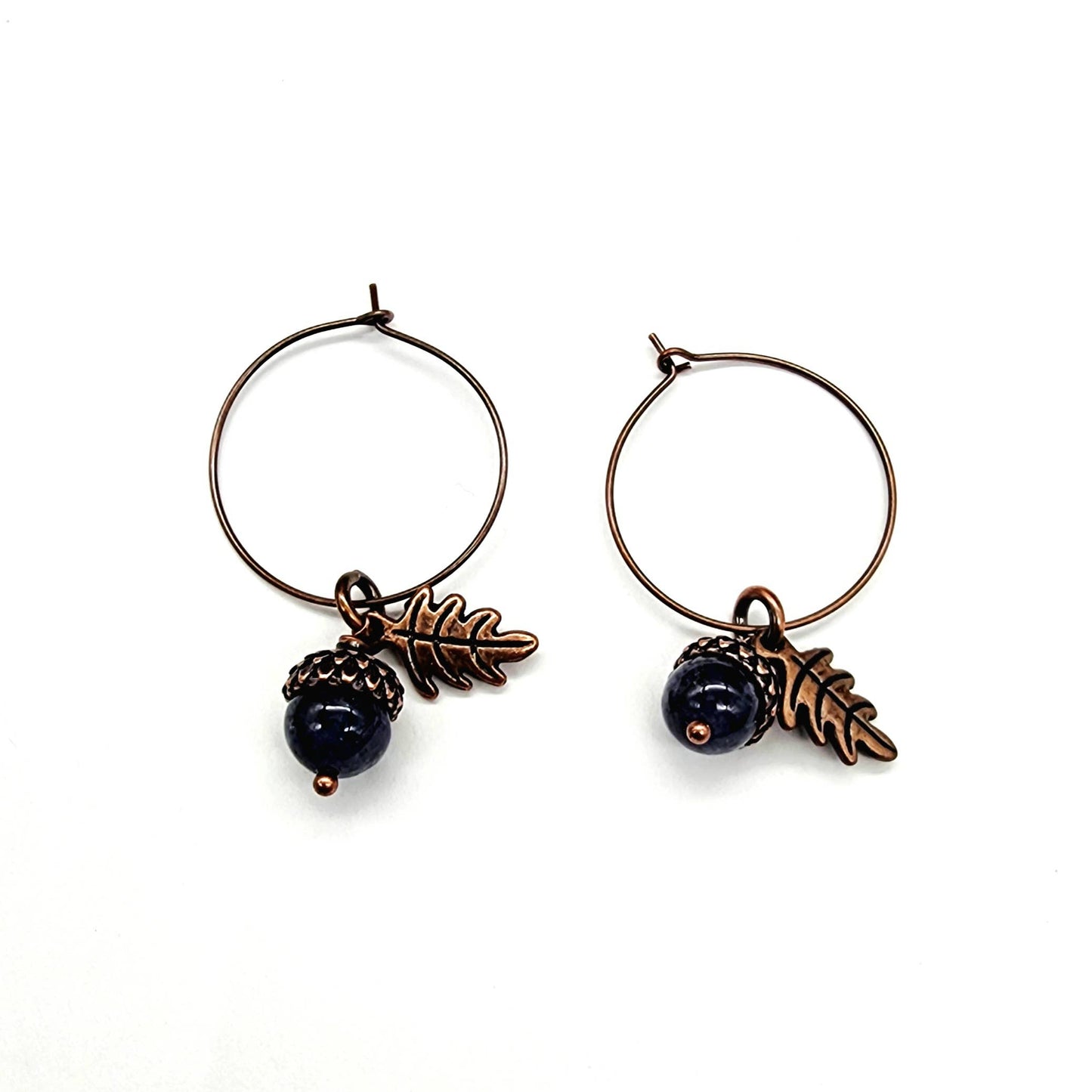 Acorn Earrings-Iolite