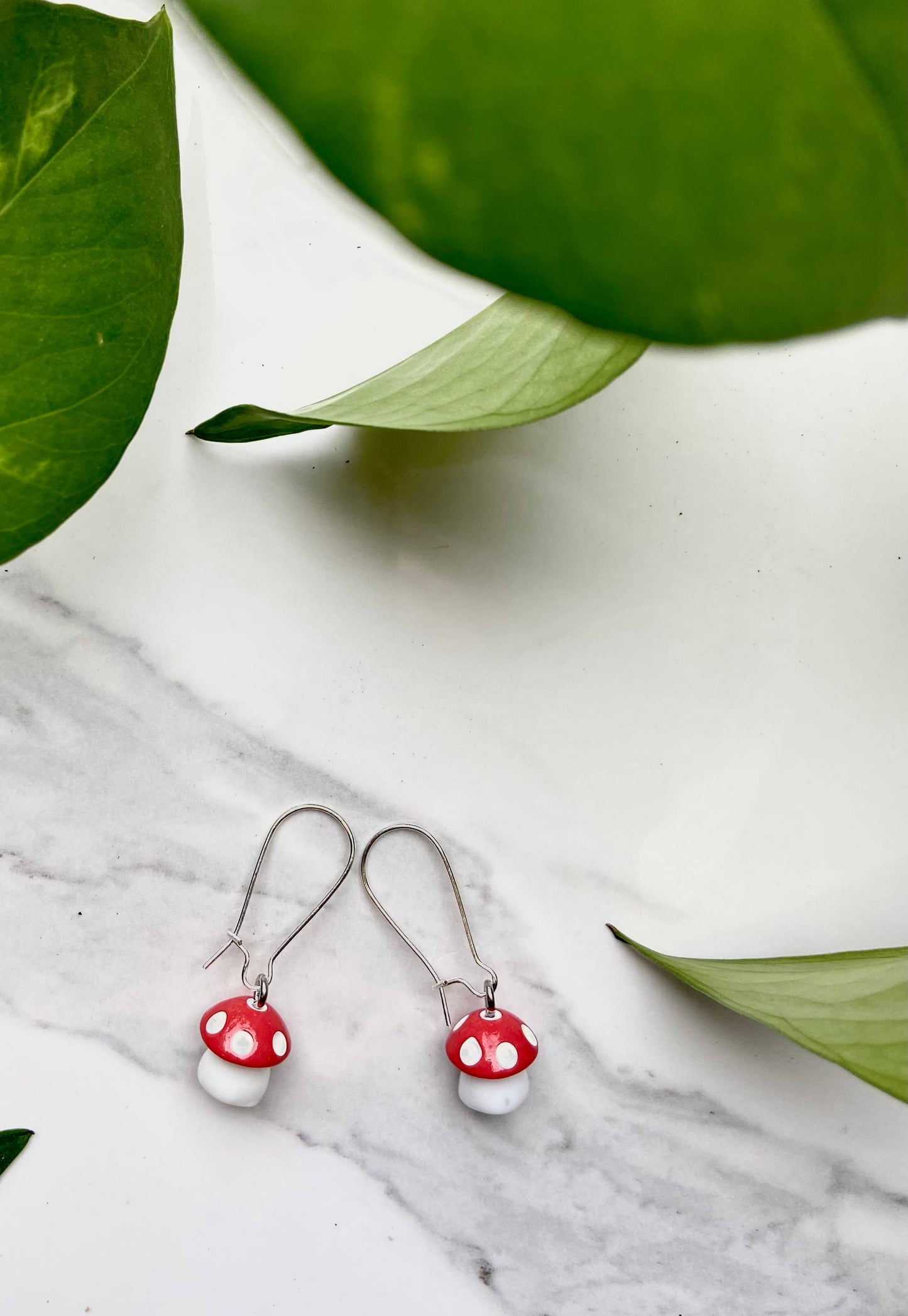 Mini Mushroom  Earring Set