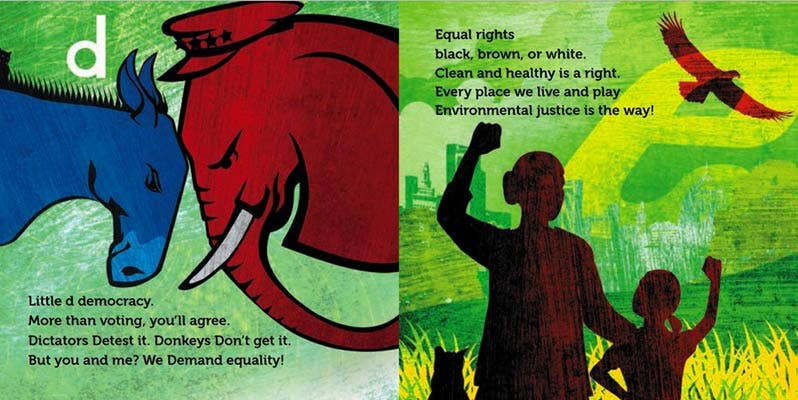 A is For Activist. Hardcover Board Book.  Toddlers ABC's