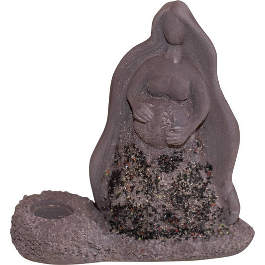 Gaia Gypsum Cement Mini Candle Holder