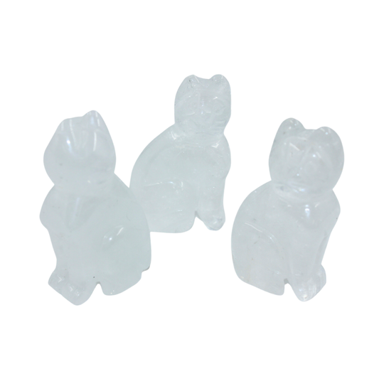 Crystal Cat - Clear Quartz