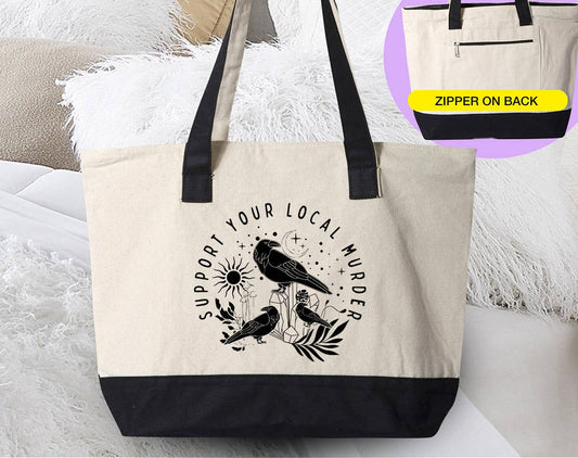 Support Your Local Murder - Tote Bag