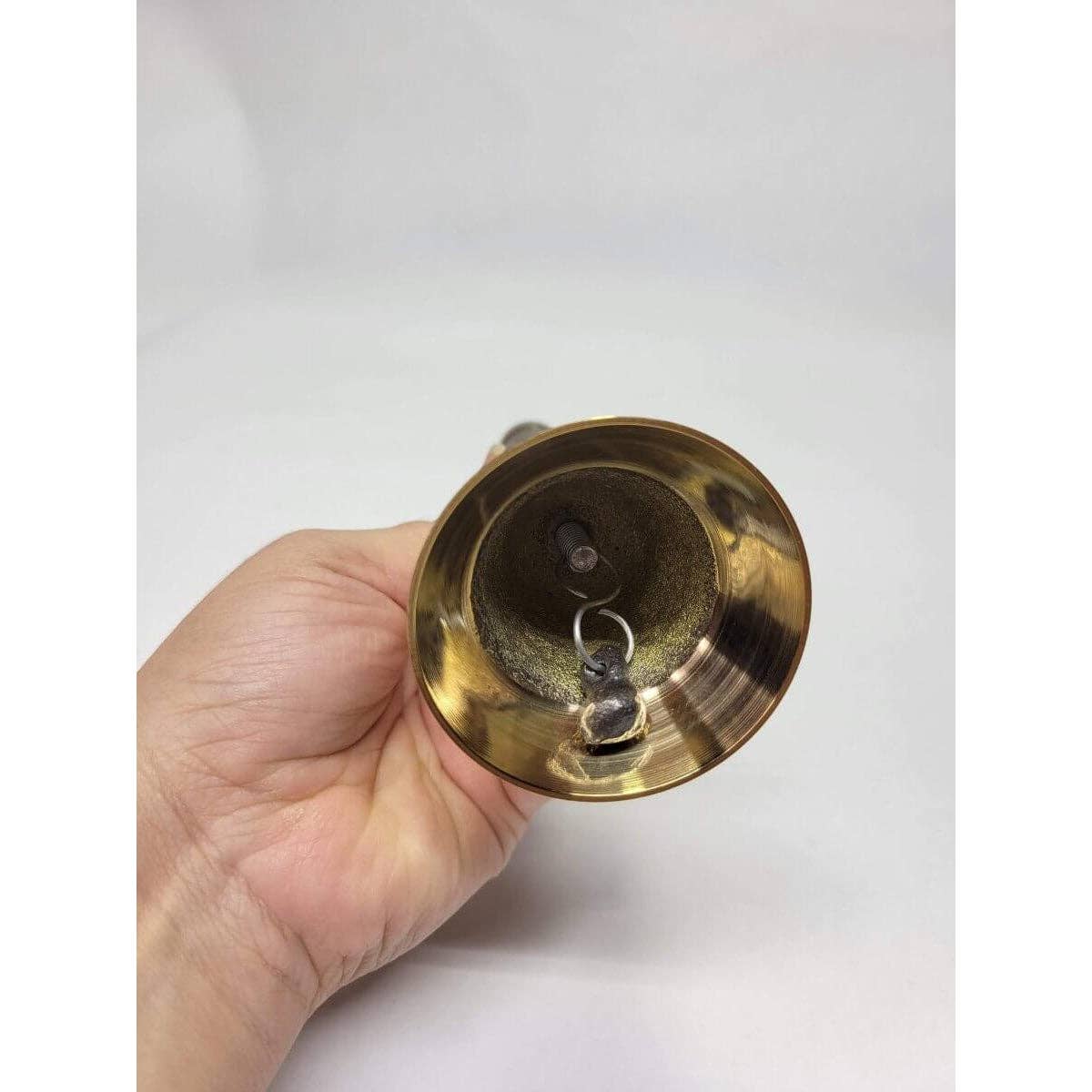 Brass Bell with Wooden Handle