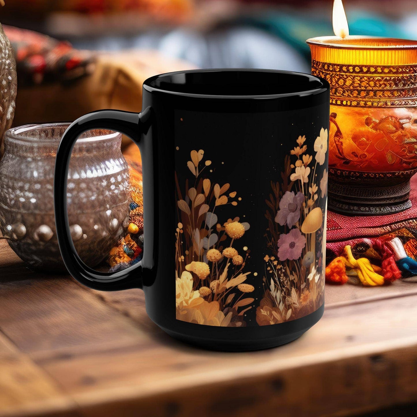 Ghost Garden Whimsy Coffee Mug