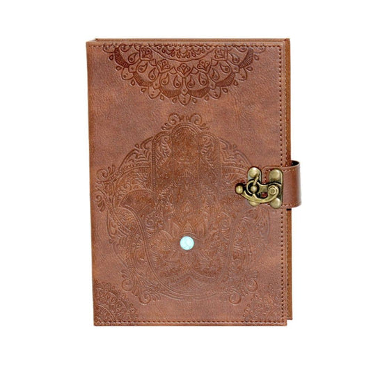 Journal - Brown Hamsa