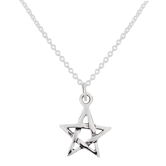 Dainty Chunky Pentagram Necklace