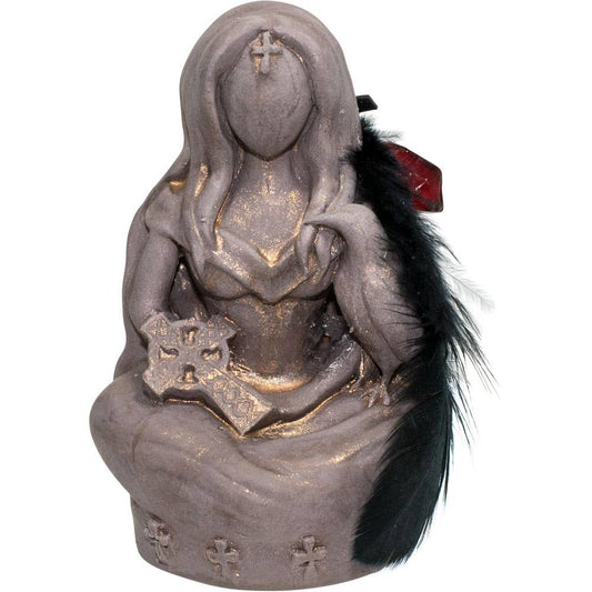 Morrigan and Raven Goddess Figurine