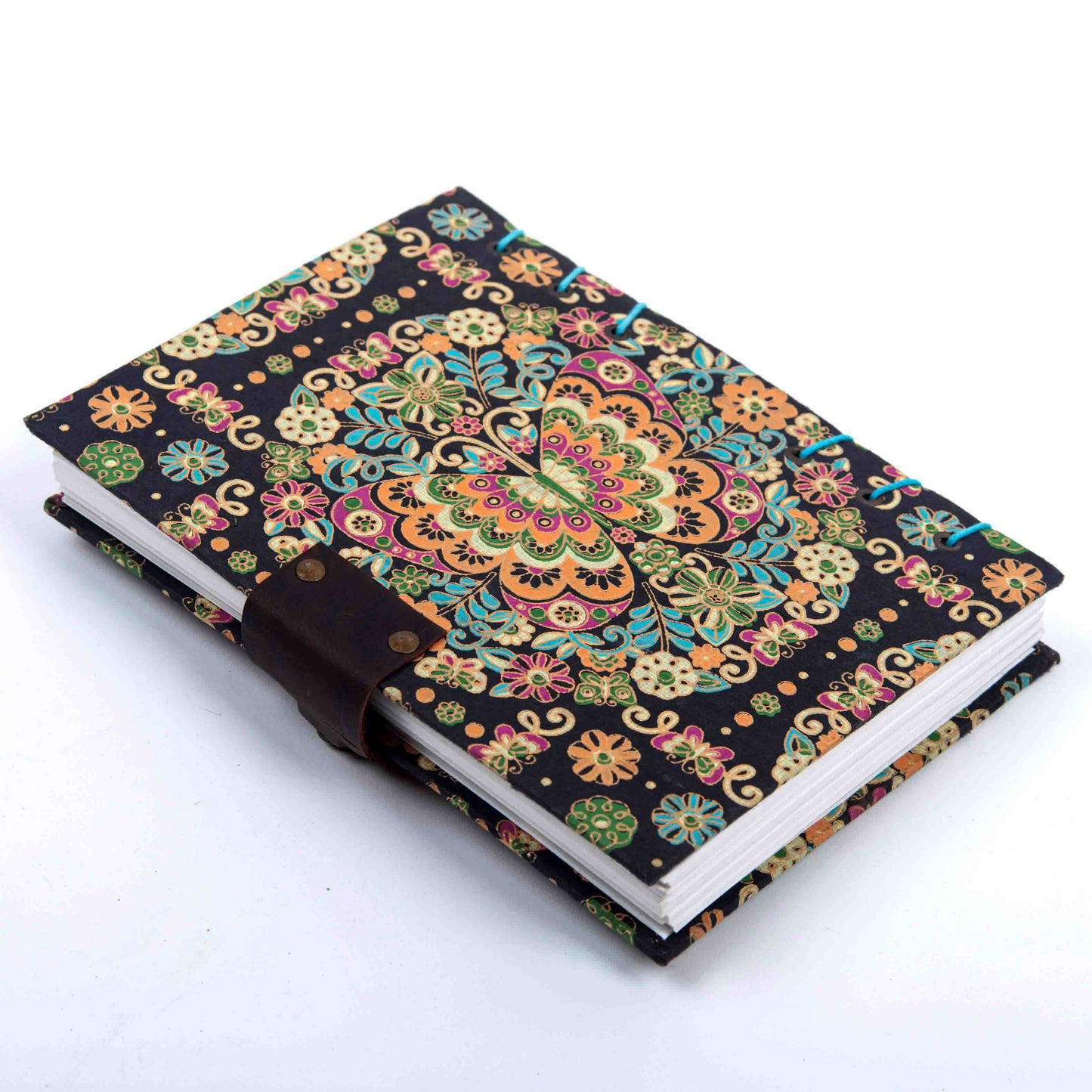 Butterfly Journal with Lock - Sketchbook Unruled 