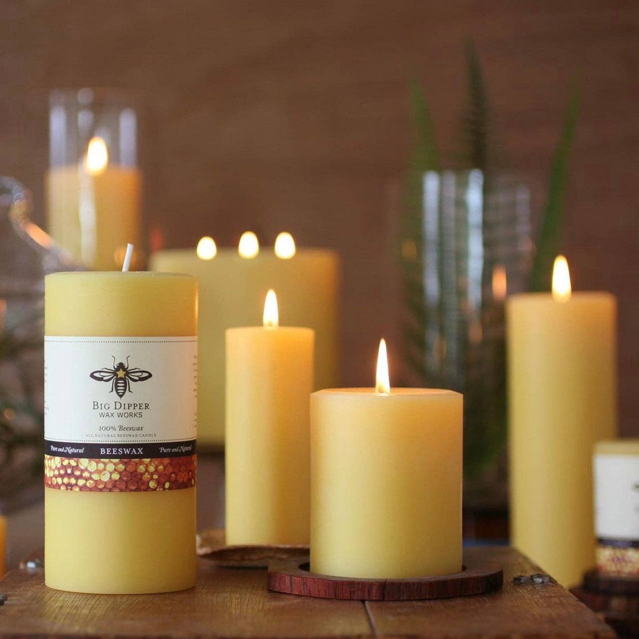 Pillar Candles – Beeswax – All Hallows Eve Collection