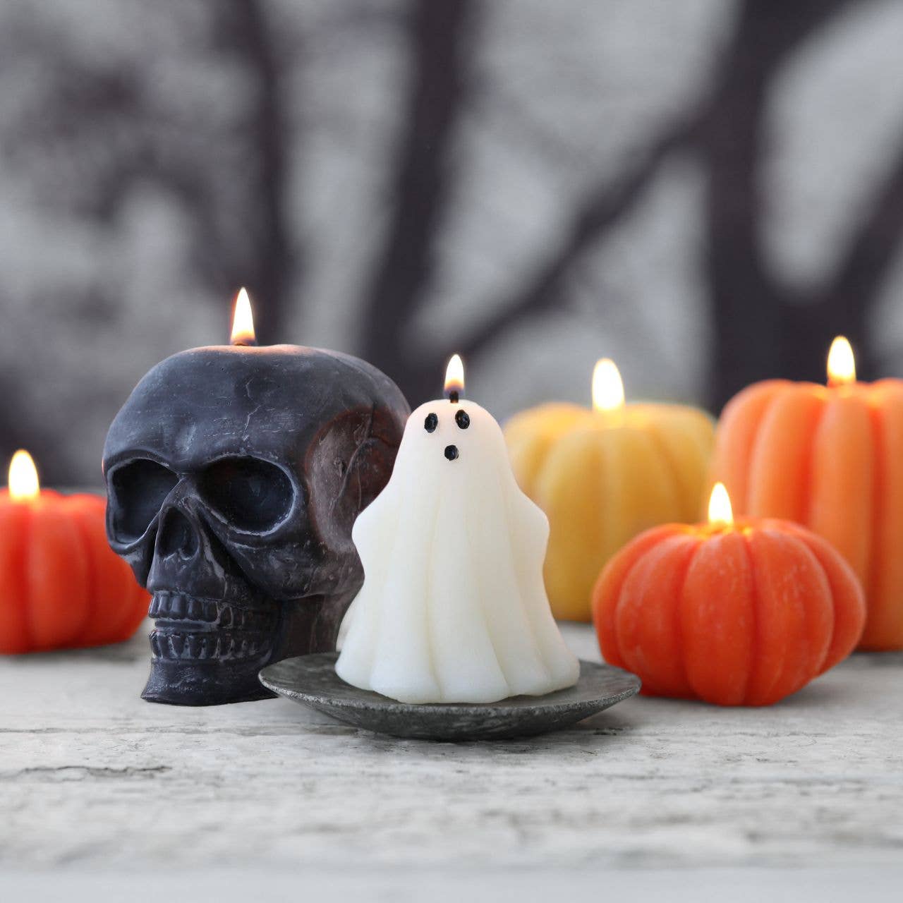 Sculpted Skull Candle 100% Beeswax Handcrafted