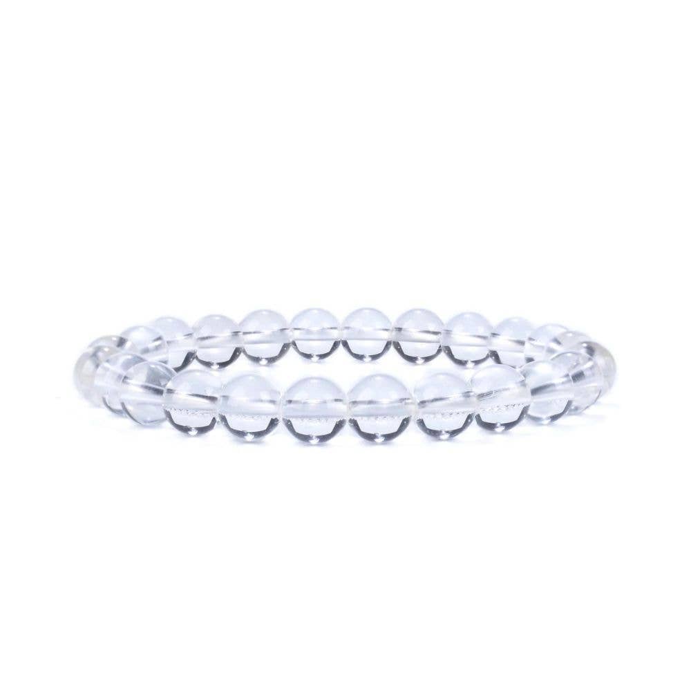 Crystal Bracelet - 8mm Clear Quartz
