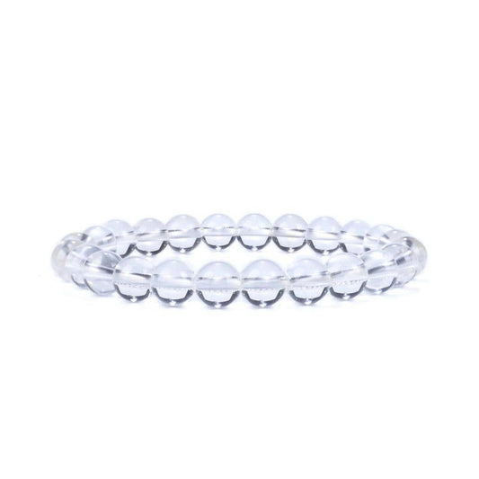 Crystal Bracelet - 8mm Clear Quartz