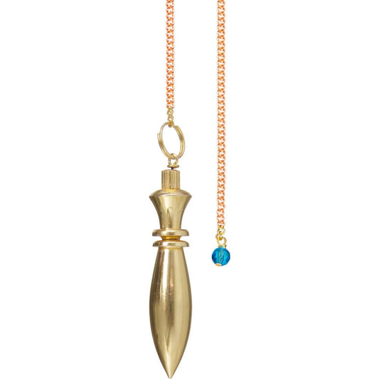 Metal Pendulum Chambered Egyptian Brass
