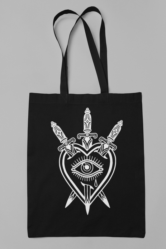 Three of Swords Tote Bag