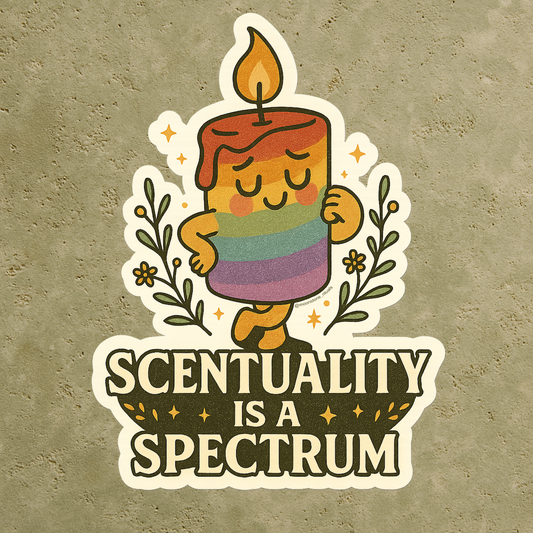 'Scentuality is a Spectrum' Sticker