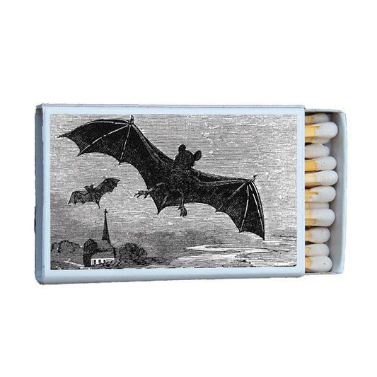 Bat Illustration Matchbox