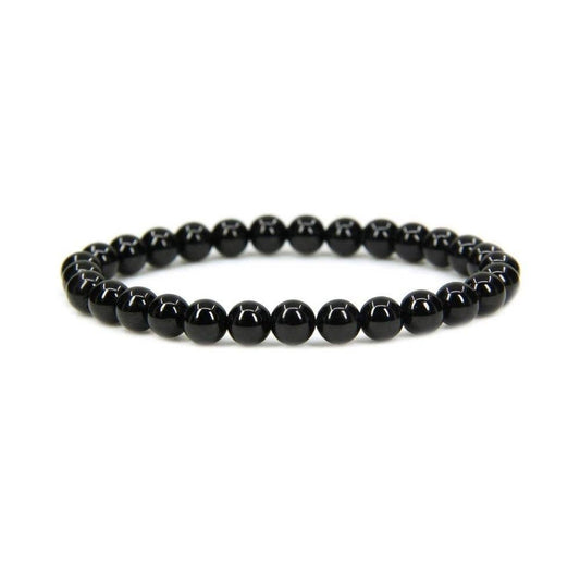 Crystal Bracelet - 4mm Obsidian