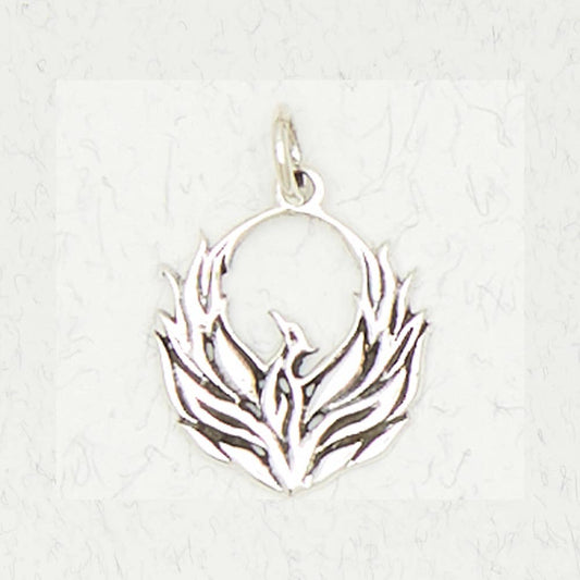 Sterling Silver Pendant - Phoenix Rising