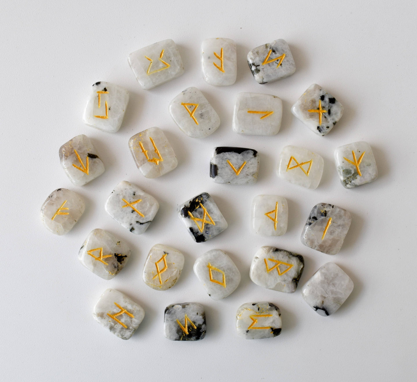 Rainbow Moonstone Rune Set