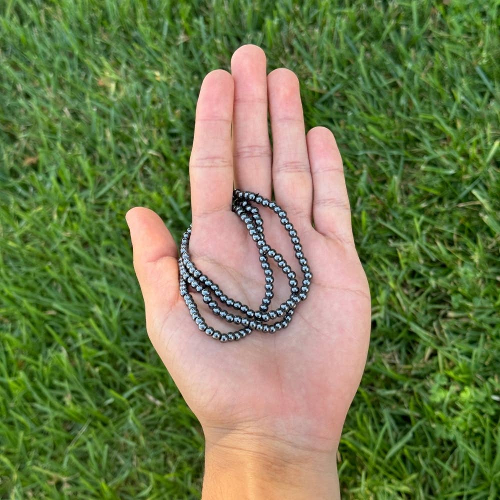 Hematite bracelet 4mm