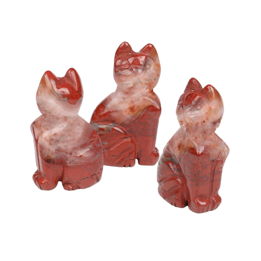 Crystal Cat - Red Jasper