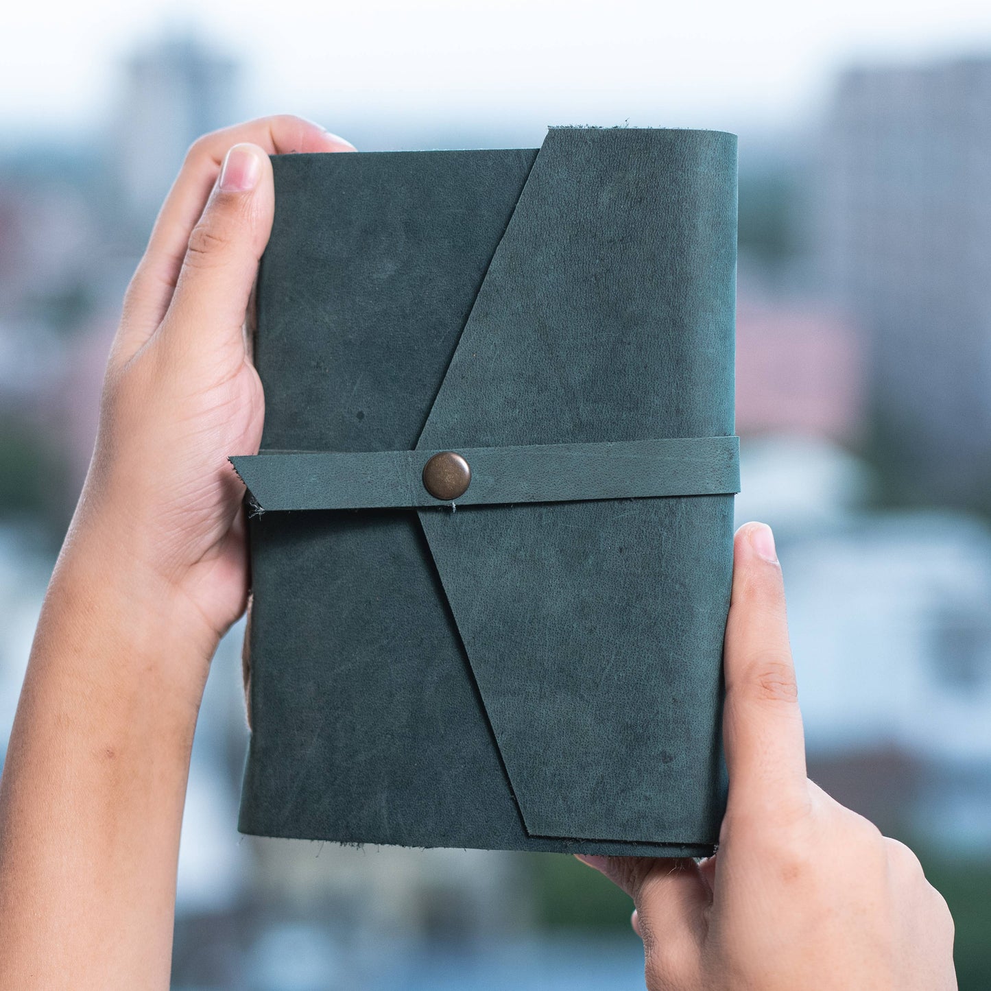 Teal Leather Journal