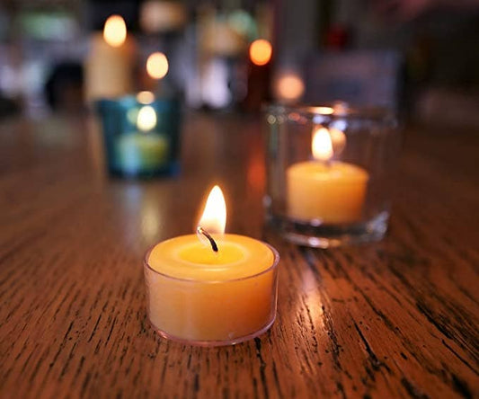 Pure Beeswax Tea Light Candles