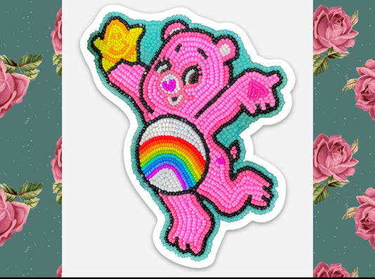 Care Bear Rainbow sticker by Heather Sweetgrass