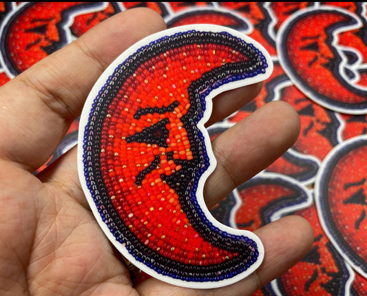 Strawberry Moon Sticker by Heather Sweetgrass