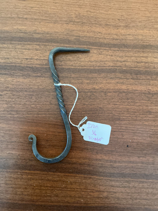Hand Forged Steel Post Hook