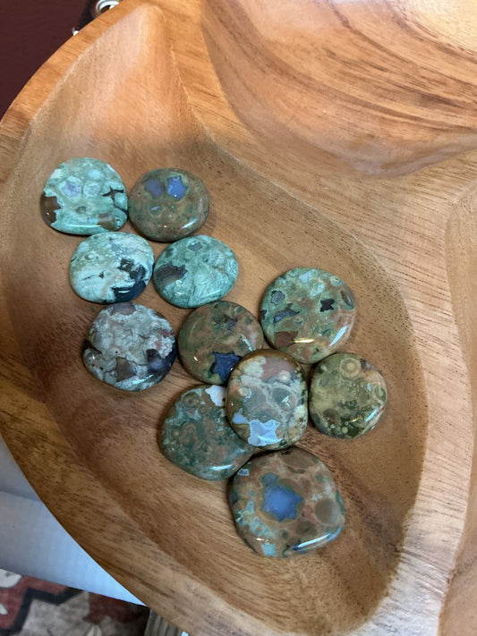 Rainforest Jasper Tumbled Stone