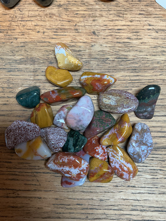 Ocean Jasper Tumbled Stones