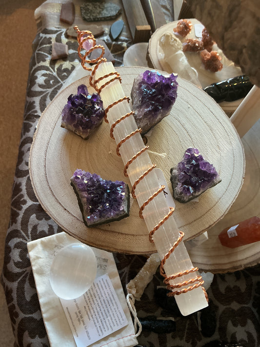 Selenite Wands