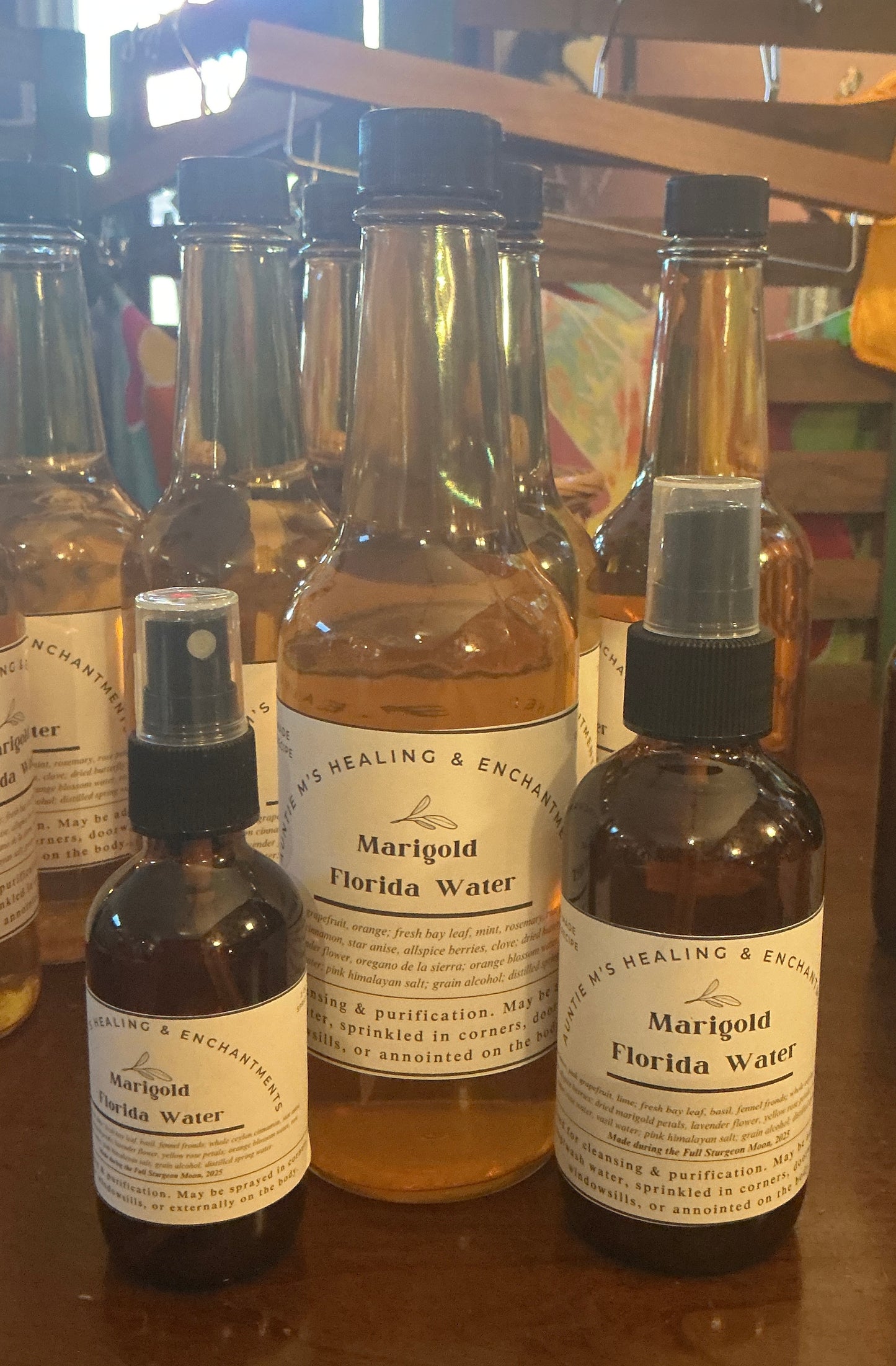 Florida Water (Marigold), handmade, 5 oz.