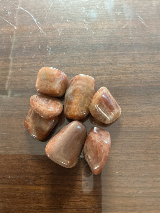 Golden Moonstone Tumbled Stone