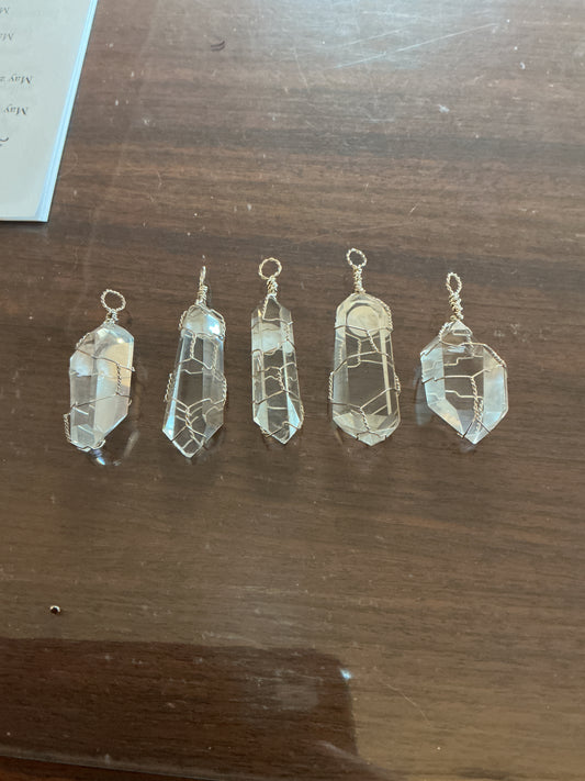 Clear Quartz Pendants
