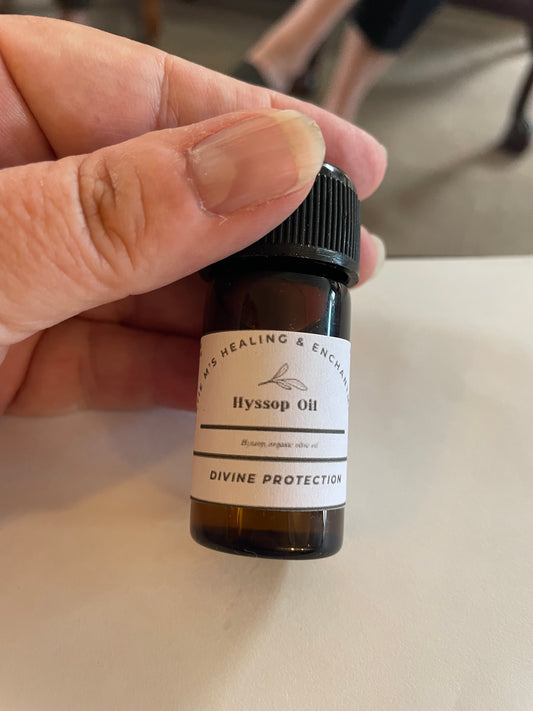 Hyssop oil, transfused. 10 ml