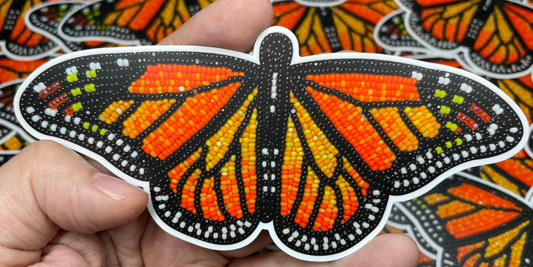 Monarch Butterfly Sticker by Heather Sweetgrass