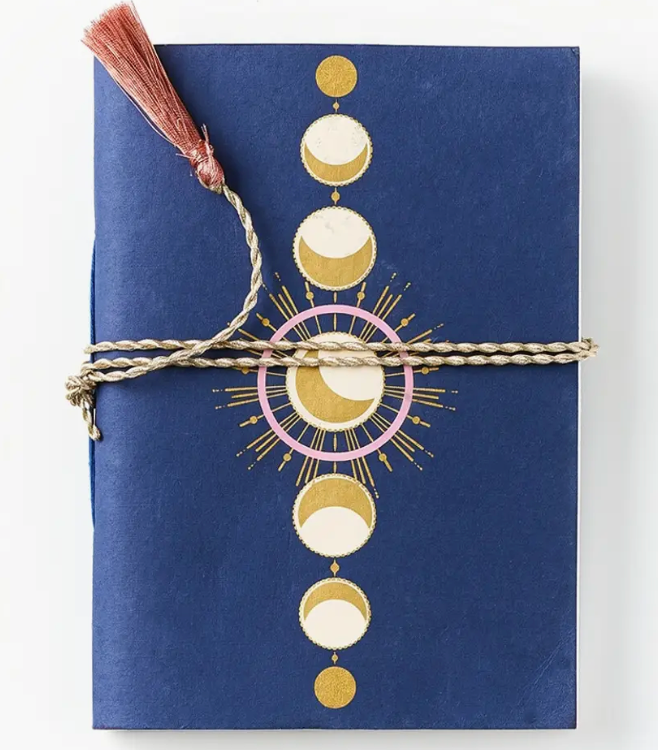 Moon phase journal, paper, unlined