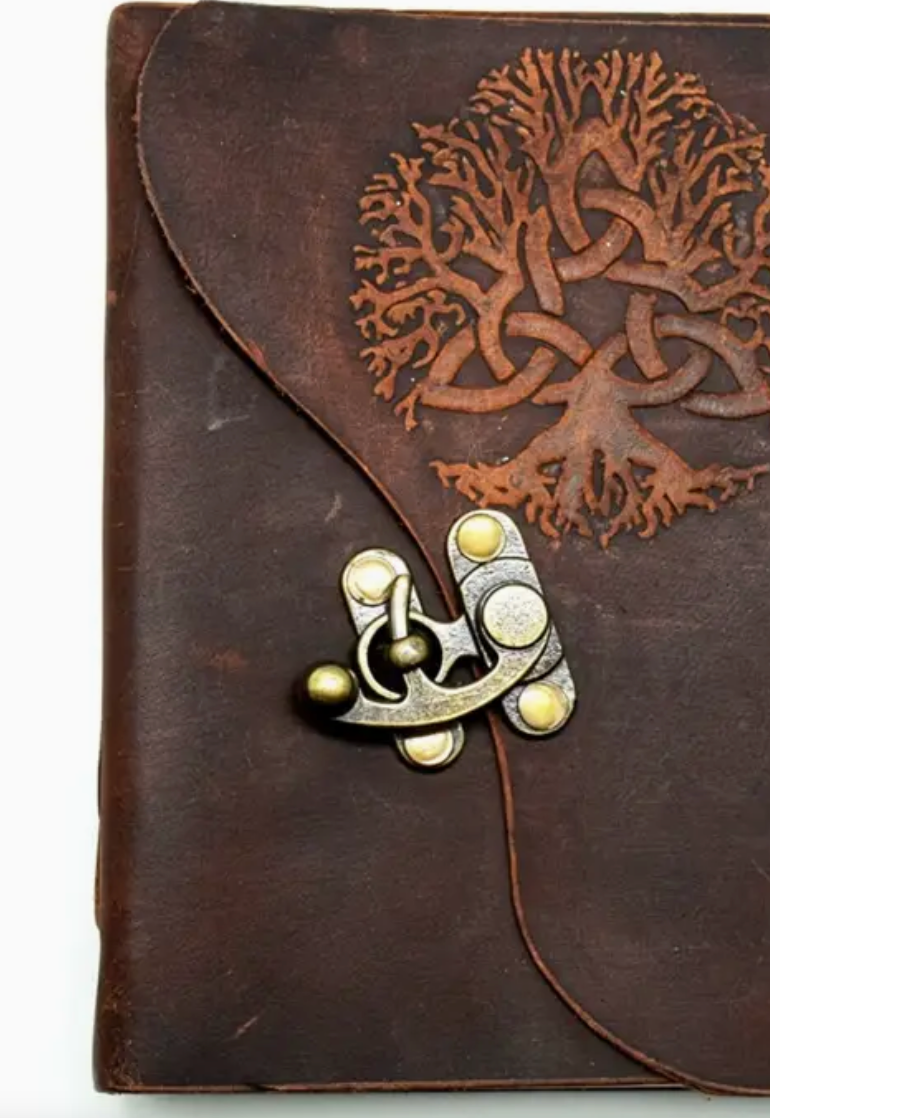 Tree of Life Leather Embossed Journal