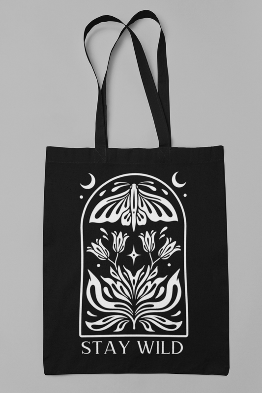 "Stay Wild" Witchy Tote Bag