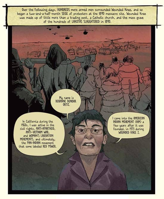 Indigenous Peoples' History of the United States, a Graphic Adaptation by Roxanne Dunbar-Ortiz, adapted by Paul Peart-Smith