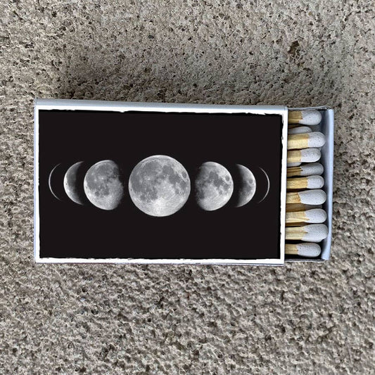 Moon Phases Matchbox and Matches