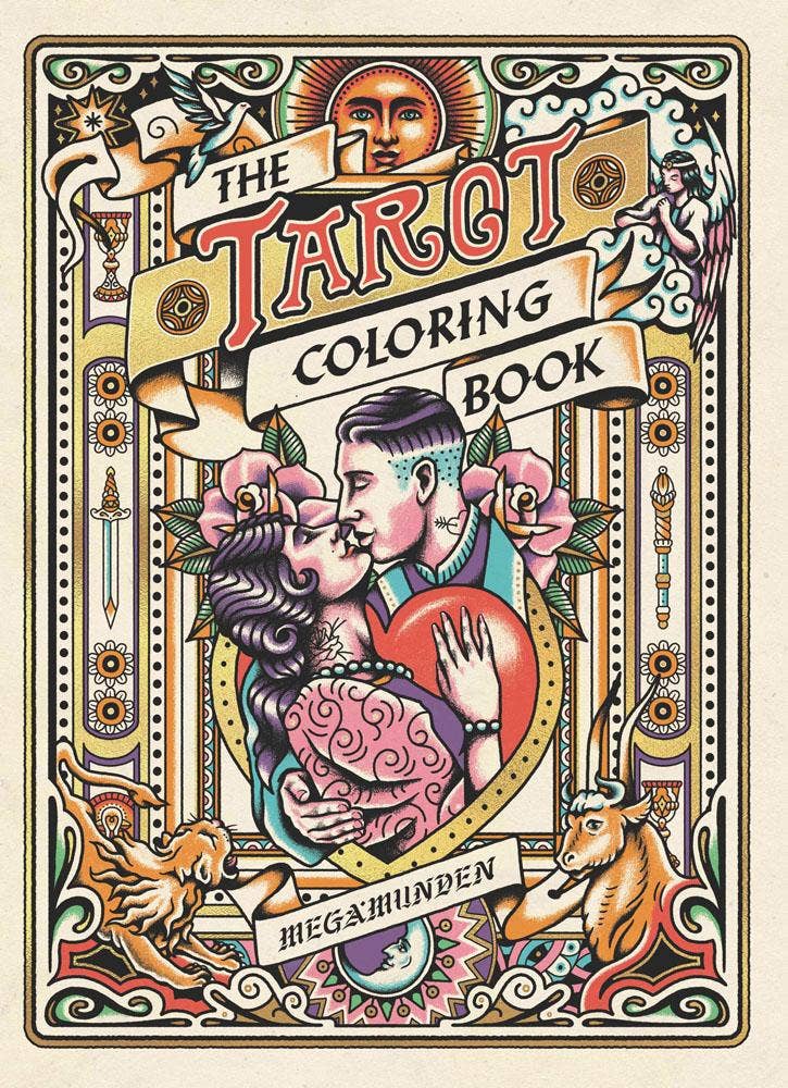 Tarot Coloring Book by Megamunden