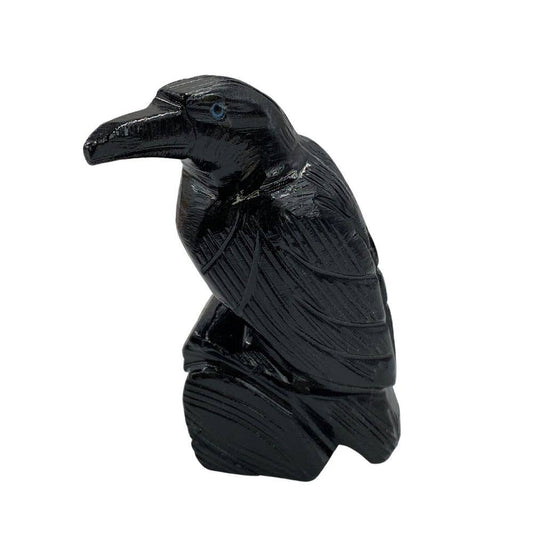 Crystal Animal - Onyx Raven