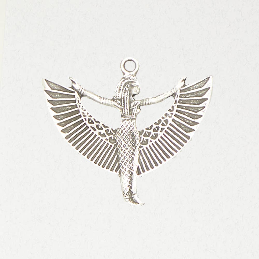 Goddess Pewter Pendant Necklace - Isis