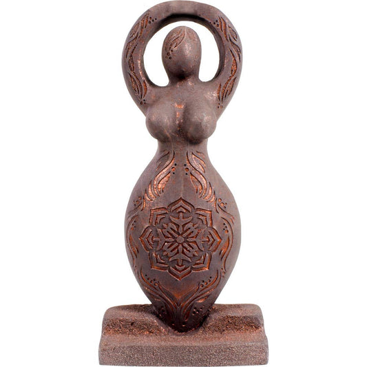 Lotus Goddess - Gypsum Cement Figurine