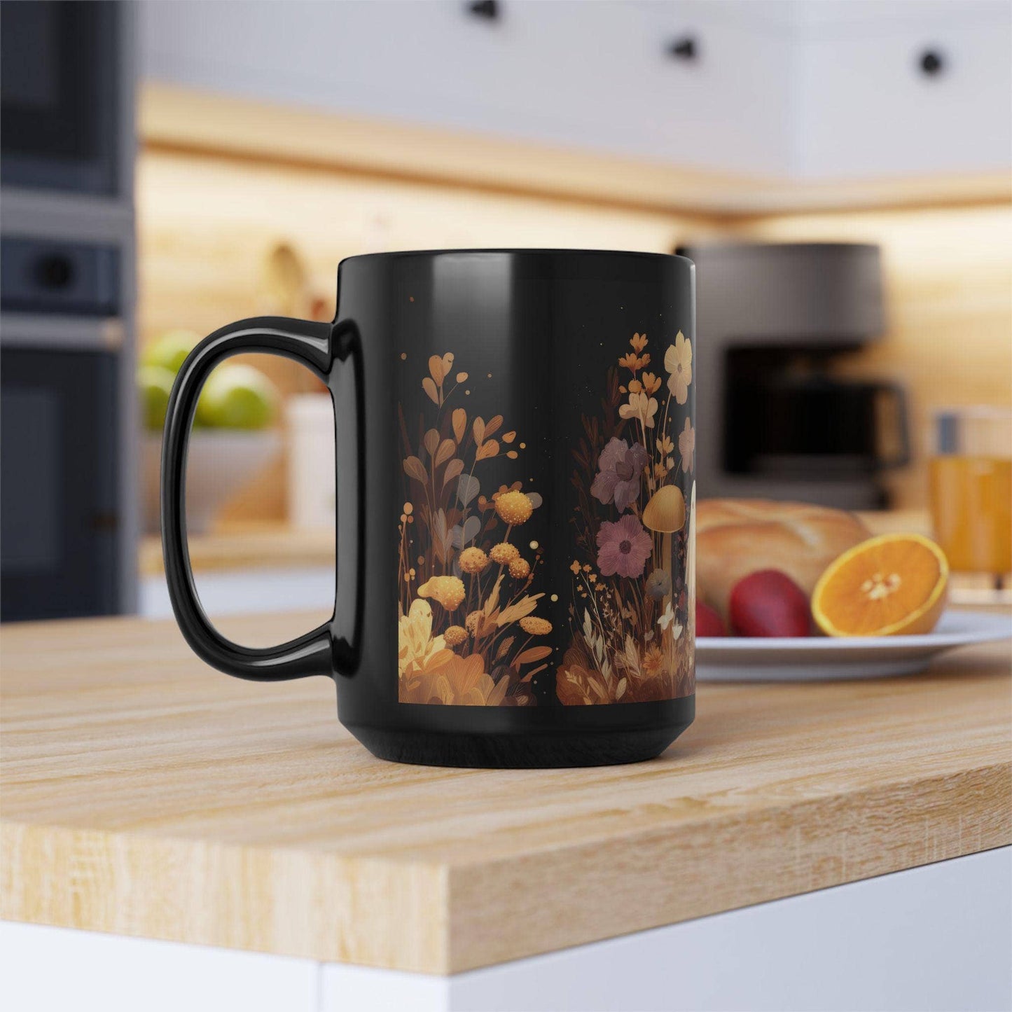 Ghost Garden Whimsy Coffee Mug