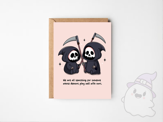 Reaper Demons Love Card