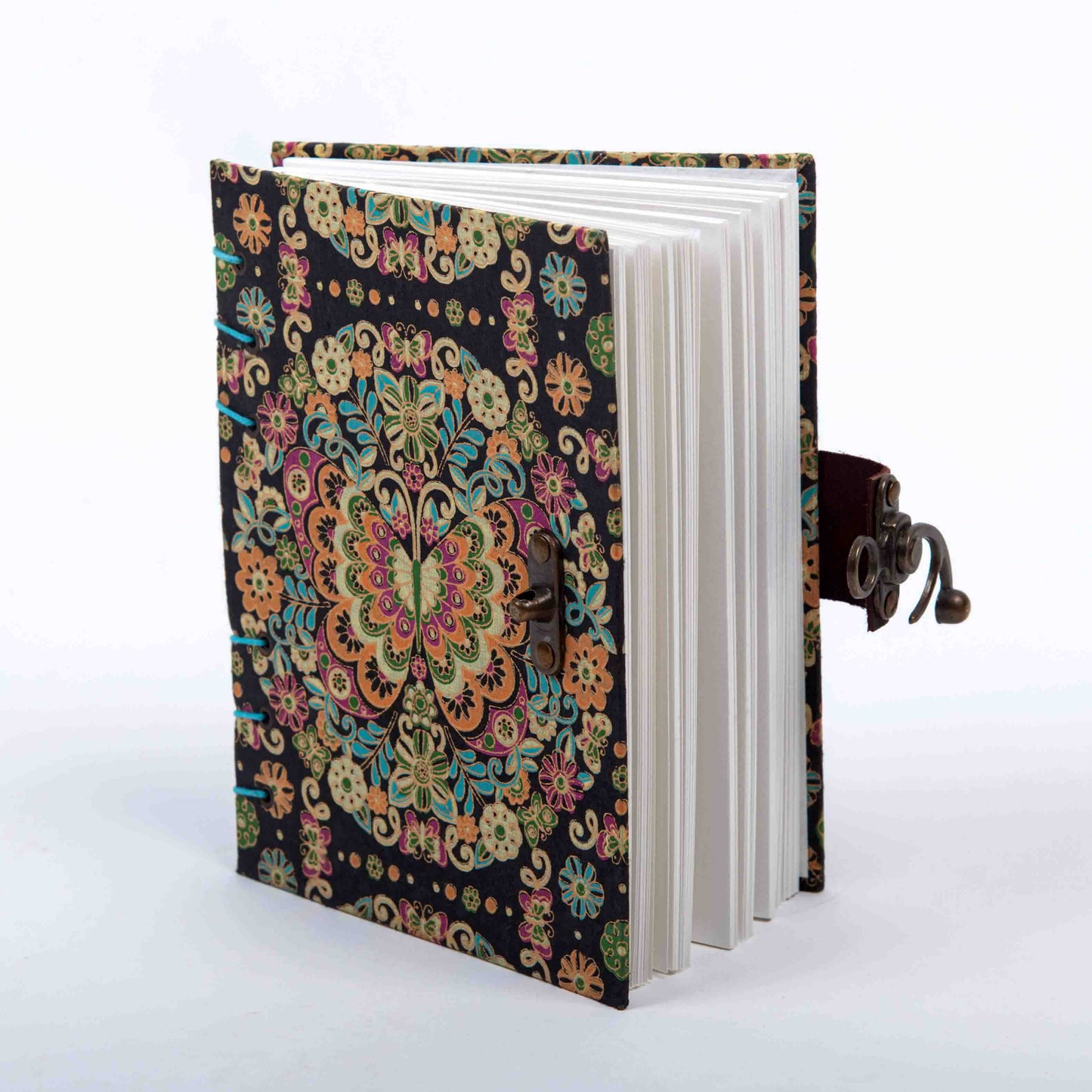 Butterfly Journal with Lock - Sketchbook Unruled 